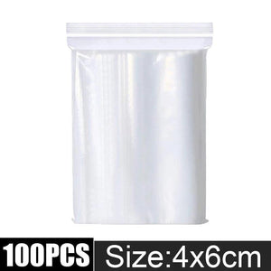 Thickened Zipper Self Sealing Bags Reusable Plastic Bags