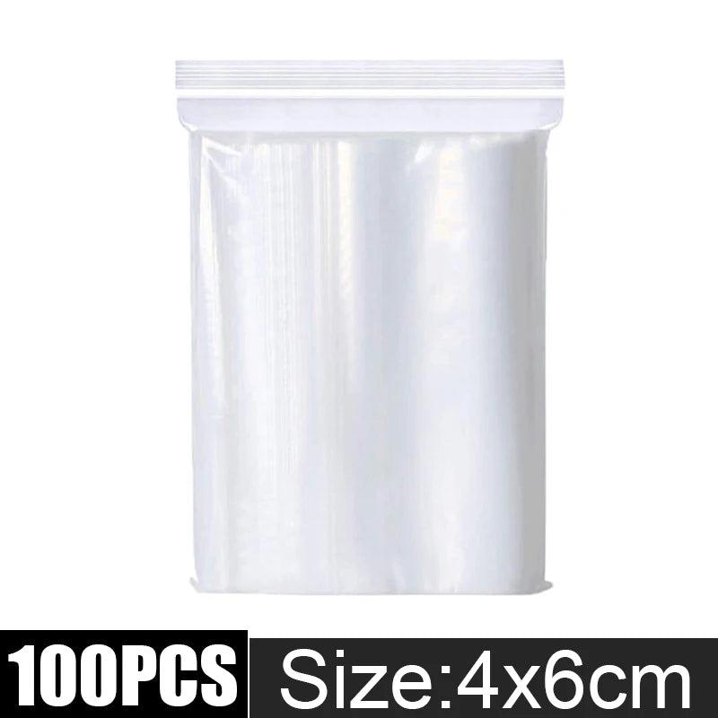 Thickened Zipper Self Sealing Bags Reusable Plastic Bags