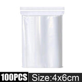 Thickened Zipper Self Sealing Bags Reusable Plastic Bags
