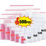 Thickened Zipper Self Sealing Bags Reusable Plastic Bags