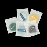50pcs CPE Frosted Ziplock Bags for Jewelry Storage Packaging