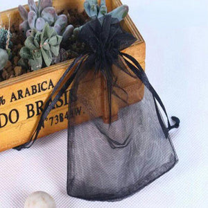 100 Pcs/lot 16 Colors Organza Bags Wedding Drawstring Pouches