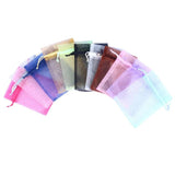 100 Pcs/lot 16 Colors Organza Bags Wedding Drawstring Pouches