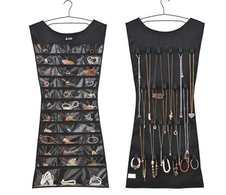 Hanging Jewelry Storage Bag Necklace Bracelet Earring Ring Organizer