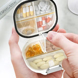 Travel Mini Portable Medicine Box 7 Grids Sealed Storage Split Jewelry Pill