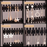 Portable Jewelry Storage Box Earrings Bracelet Organizer