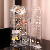 Portable Jewelry Storage Box Earrings Bracelet Organizer