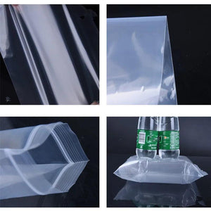 50Pcs Jewelry Storage Bag Ziplock Reclosable Food Packaging PE Ziplock Bags