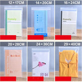 50Pcs Jewelry Storage Bag Ziplock Reclosable Food Packaging PE Ziplock Bags