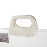 Portable File Box Plastic Pencil Case A4 Folder With Lock Handle