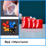 100pcs Colorful Small Ziplock Bags Jewelry Storage Gift Packaging