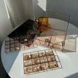 Multi-grid Jewelry Storage Box Big Capacity Beads Organizer Case