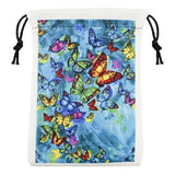 Tarot Card Bag Fleece Drawstring Storage Box 13x18cm