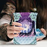 Tarot Card Bag Fleece Drawstring Storage Box 13x18cm
