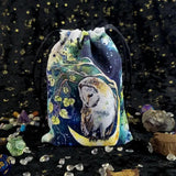Tarot Card Bag Fleece Drawstring Storage Box 13x18cm