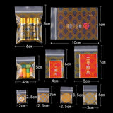 100pcs Ziplock Bags for Home Travel Jewelry Storage