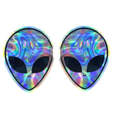 Rainbow Holographic Mylar Zipper Lock Bag for Candy & Jewelry