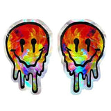 Rainbow Holographic Mylar Zipper Lock Bag for Candy & Jewelry