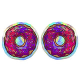 Rainbow Holographic Mylar Zipper Lock Bag for Candy & Jewelry