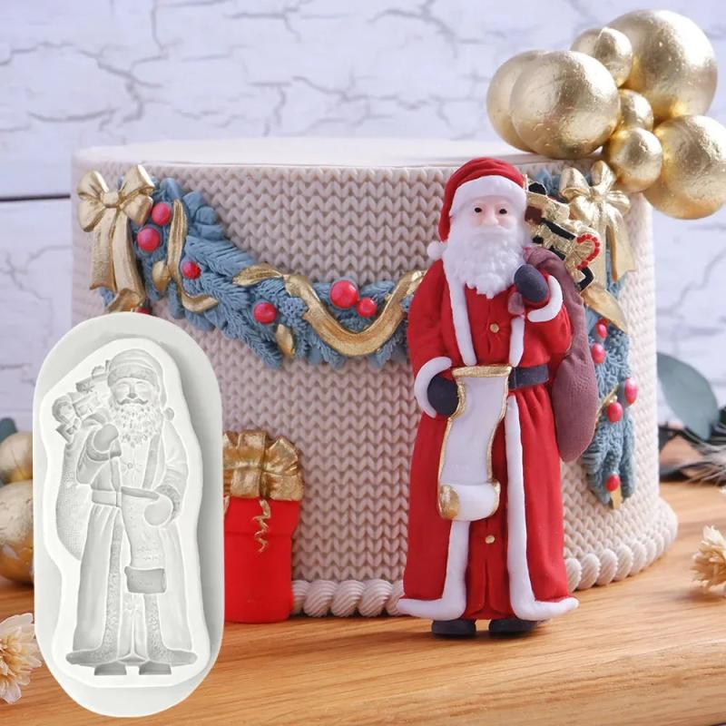 Christmas Silicone Mould for Cake Resin Mold