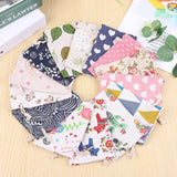 10-Piece Cotton Drawstring Bags - Travel Storage Pouches