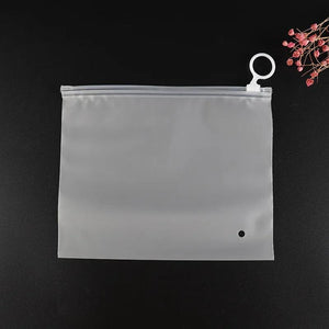 10Pcs Frosted Zipper Bags Pull Tab Home Travel Sock Briefs Storage Organizer