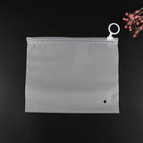 10Pcs Frosted Zipper Bags Pull Tab Home Travel Sock Briefs Storage Organizer
