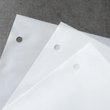 10Pcs Frosted Zipper Bags Pull Tab Home Travel Sock Briefs Storage Organizer