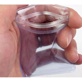 100PCS Clear Zip lock Bags Self Sealing Resealable Packaging Pouches