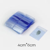 100PCS Clear Zip lock Bags Self Sealing Resealable Packaging Pouches