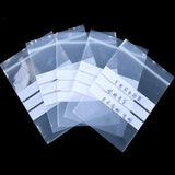 100pcs 16 wire Self Resealable Plastic Zip Lock Jewelry Bag