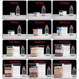 100pcs 16 wire Self Resealable Plastic Zip Lock Jewelry Bag