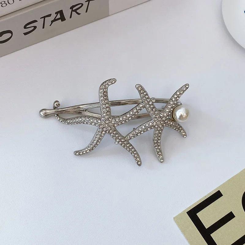 Starfish Frog Buckle Twist Clip Ponytail Clip Hair Ornaments