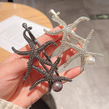 Starfish Frog Buckle Twist Clip Ponytail Clip Hair Ornaments