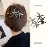 Starfish Frog Buckle Twist Clip Ponytail Clip Hair Ornaments
