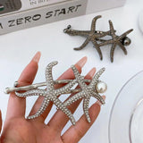 Starfish Frog Buckle Twist Clip Ponytail Clip Hair Ornaments