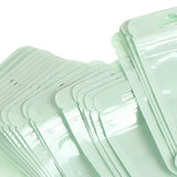 100PCS Flat Glossy Plastic Hanging Bags Resealable Gift Pouches