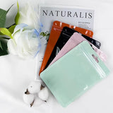 100PCS Flat Glossy Plastic Hanging Bags Resealable Gift Pouches