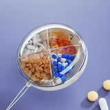 Travel Pill Box Star Jewelry Box Triple Seal For Hand Bag