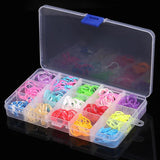 Portable Plastic Box Screw Holder Case Jewelry Earring Display Case