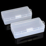 Portable Plastic Box Screw Holder Case Jewelry Earring Display Case