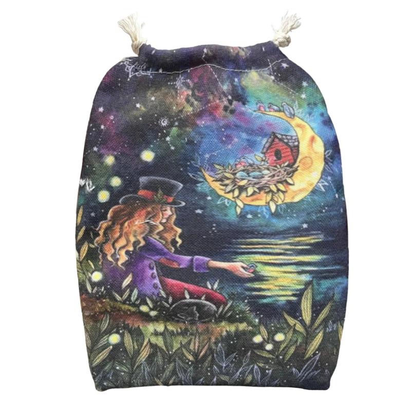 Drawstring Tarot Card Velvet Bag 5.5 x 8