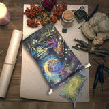 Drawstring Tarot Card Velvet Bag 5.5 x 8
