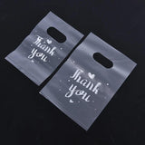 100pcs Thank you Plastic Gift Bags Christmas Party Favor Bag