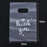 100pcs Thank you Plastic Gift Bags Christmas Party Favor Bag