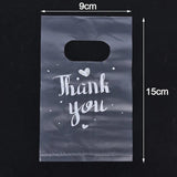 100pcs Thank you Plastic Gift Bags Christmas Party Favor Bag