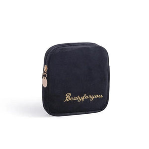Flannel Makeup Bag Coin Purse Diaper Sanitary Napkin Storage Bag