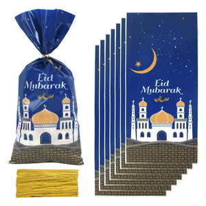 Eid Mubarak Gift Bags Ramadan Decoration Islamic Party Supplies