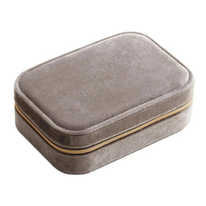 Travel Jewelry Box with Compartments for Rings, Watches, Bracelets - Women Gift