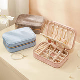 Travel Jewelry Box with Compartments for Rings, Watches, Bracelets - Women Gift